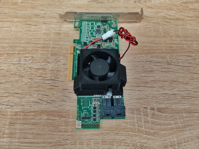 Khung gắn quạt tản nhiệt cho card Inspur LSI 9300-8i HBA - Image 3