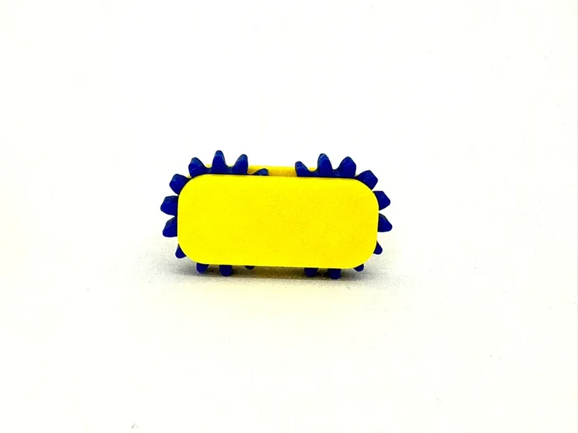 Symmetric Dual-Gear Haptic Clicker (Snap-Fit) - Đồ chơi giảm stress bánh răng đối xứng - Image 4
