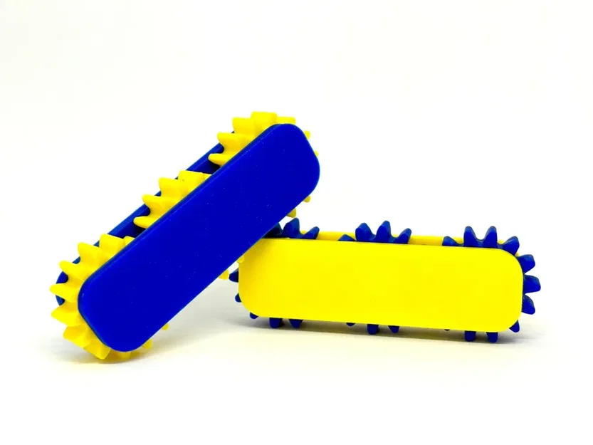 Đồ chơi haptic ba bánh răng (Triple-Gear Fidget - Lắp ráp Snap-Fit dễ dàng) - Image 1