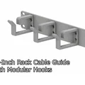 Thanh dẫn dây rack 10-inch kèm móc module - Thumbnail 1