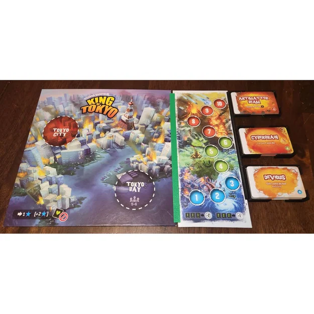 Bộ kẹp giữ bảng game King of Tokyo: Even More Wicked - Image 1