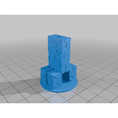 Mô hình Creeper Tonie cho Minecraft