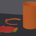 Thùng rác mini gắn bàn (In-Desk Mini Trash Can) - Thumbnail 3