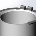 Thùng rác mini gắn bàn (In-Desk Mini Trash Can) - Thumbnail 4