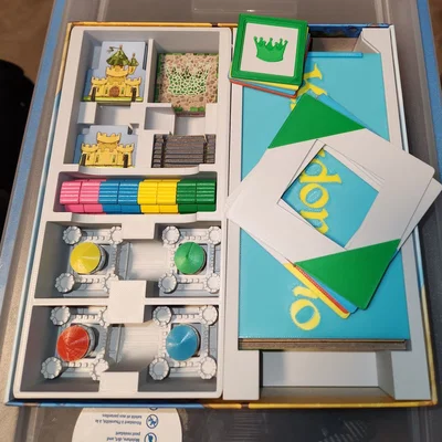 Kingdomino Insert Remixed (Khay đựng trò chơi Kingdomino)