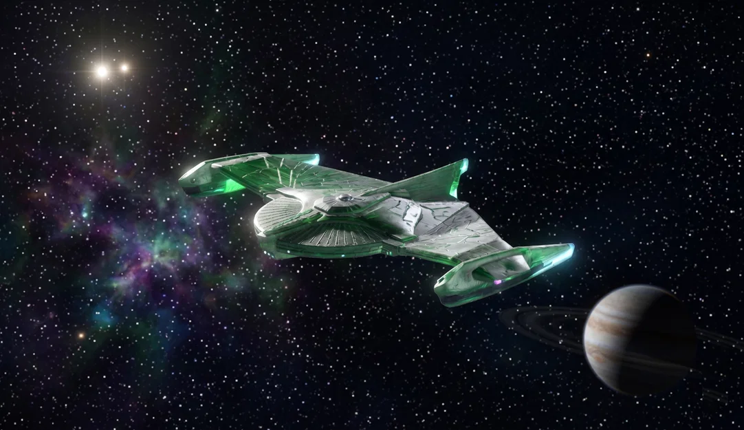 Mô hình tàu Romulan Bird of Prey lớp T'Rien lấy cảm hứng từ Star Trek - Image 1