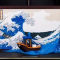 Tác phẩm 3D - Sóng Lớn Ngoài Khơi Kanagawa (Hokusai) - Thumbnail 2