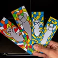 Bookmark Mèo và Chó phong cách Mosaic - Thumbnail 2