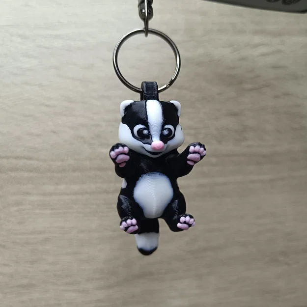 Móc khóa chú lửng dễ thương - Image 1