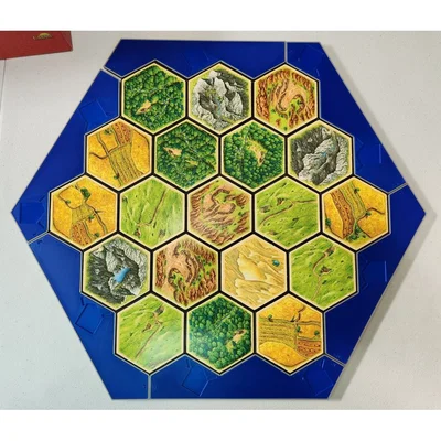 Bộ Khay Đựng (Insert) Settlers of Catan (Bản 4th Edition - 2007) - Dùng Được Cho Bài Bọc Sleeve!