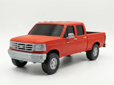 Mô hình xe bán tải Ford F250 in 3D siêu ngầu - Image 1