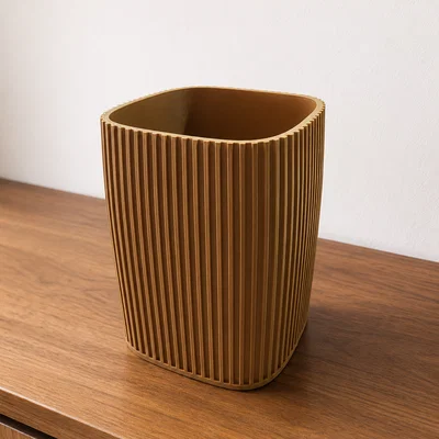 Ống cắm dụng cụ nhà bếp Japandi - Dạng vuông