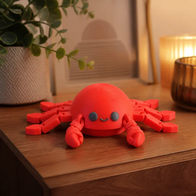 Mô hình Cua Bấm Flexi - Đồ chơi xả stress Clicker Crab - Image 1