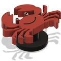 Phụ kiện trang trí dép Croc hình chú cua siêu đáng yêu (Crab Croc Charm) - Thumbnail 1