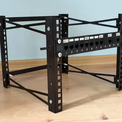 Thanh ray 5U cho tủ rack 10 inch (Tự làm Homelab)