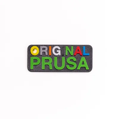 Móc khóa Prusa Keychain INDX - Mẫu test in đa màu chuyên nghiệp