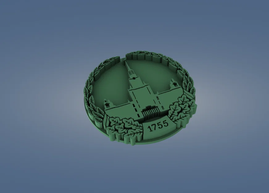 Charm Jibbitz gắn dép Crocs hình logo Đại học Quốc gia Moscow (MSU) - Image 1