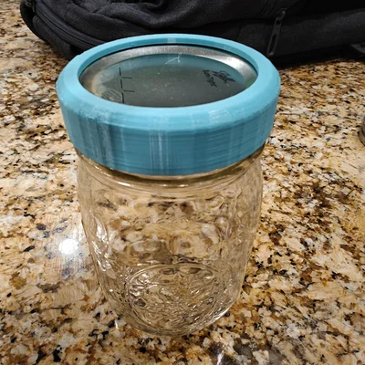 Vòng đai thay thế cho nắp hũ Mason Jar (Mason Jar Band) in 3D