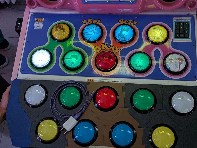 Tay cầm Pop'n Music không dùng ốc vít - Image 1