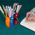 Khay Đựng Bút Hexagonal Đa Màu Độc Đáo Cho Bàn Làm Việc - Thumbnail 5