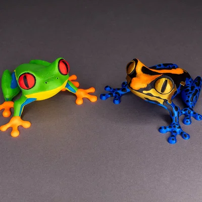 Mô hình ếch cây và ếch độc (Tree Frog & Poison Dart Frog) dành cho INDX