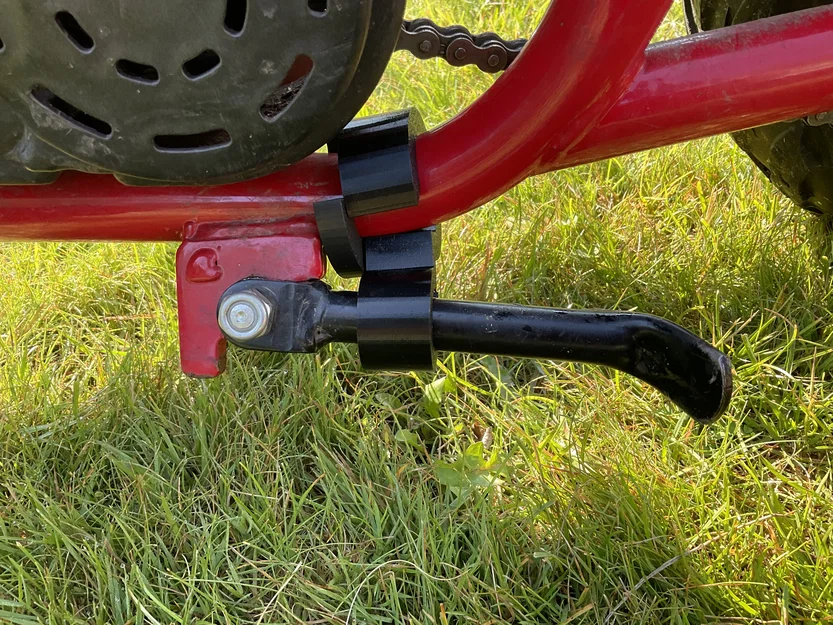 Kẹp chân chống MiniBike (Kickstand Clip) in 3D chống rơi lò xo - Image 3