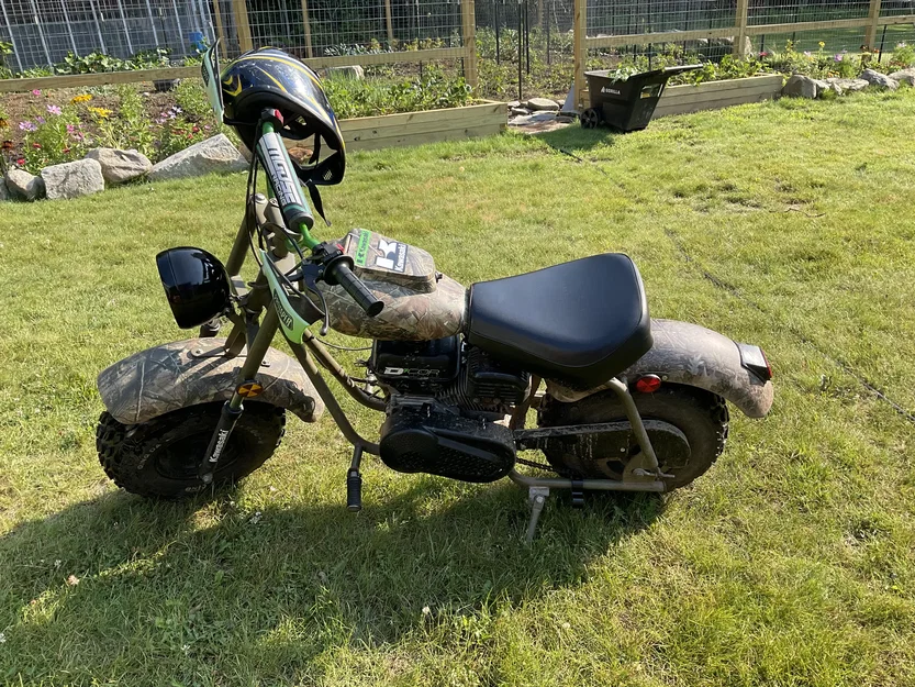 Kẹp chân chống MiniBike (Kickstand Clip) in 3D chống rơi lò xo - Image 4