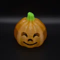 Bộ 3 Chụp Đèn Tealight Hình Bí Ngô Jack-o-Lantern - Thumbnail 3