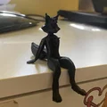 Mô hình Furry ngồi cạnh bàn (Sitting furry for desk) in 3D - Thumbnail 2