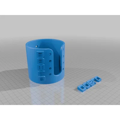 Giá để cốc (Cup holder) dành riêng cho xe Fiat Doblo - Tự in 3D