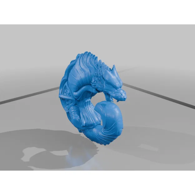 Mô hình 3D biểu tượng Sói Göktürk tinh xảo cho trang trí - Image 3