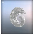 Mô hình 3D biểu tượng Sói Göktürk tinh xảo cho trang trí - Thumbnail 5