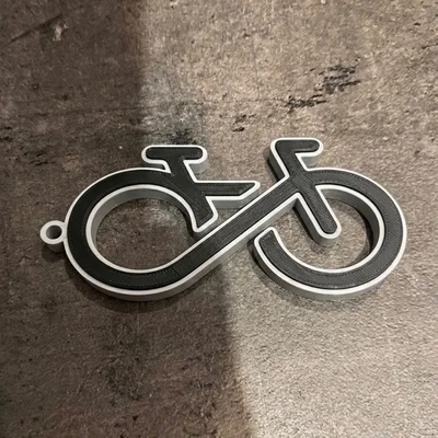 Móc khóa hình xe đạp 3D (Portachiavi Bike) - Phụ kiện cá tính