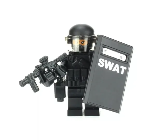 Khiên chống bạo động SWAT 3D in dành cho Lego Minifigure - Image 2