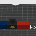 Phụ kiện trang trí dép Clog - Đèn Police Lightbar - Thumbnail 9
