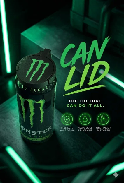 Nắp Đậy Lon Monster OG Classic – Tiện Lợi & Bảo Vệ - Image 1