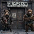 Bear/Bär #4 - Mô hình Gấu WildRock trang trí cực chất - Thumbnail 1