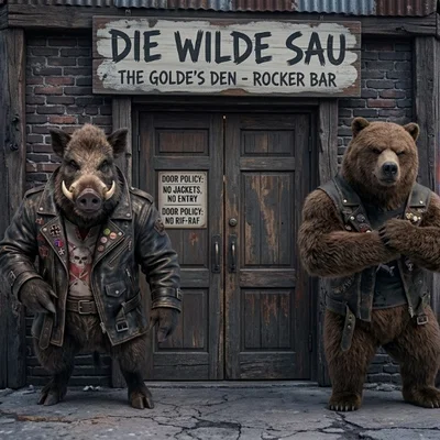 Bear/Bär #4 - Mô hình Gấu WildRock trang trí cực chất