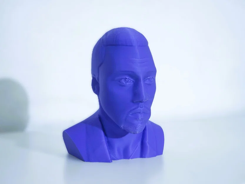 Mô hình tượng bán thân Kanye West (Kanye West Bust) - In 3D độc đáo - Image 1