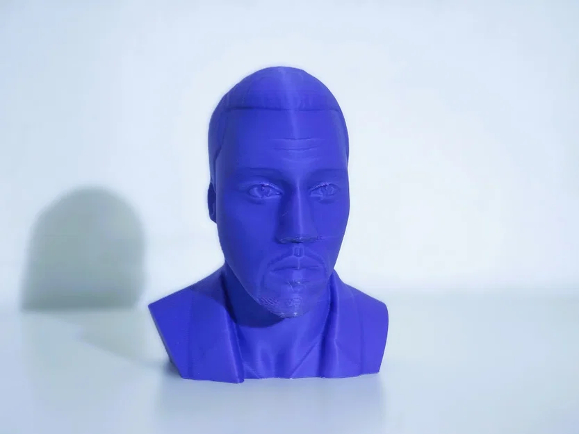 Mô hình tượng bán thân Kanye West (Kanye West Bust) - In 3D độc đáo - Image 2