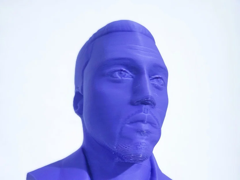 Mô hình tượng bán thân Kanye West (Kanye West Bust) - In 3D độc đáo - Image 3