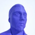 Mô hình tượng bán thân Kanye West (Kanye West Bust) - In 3D độc đáo - Thumbnail 3