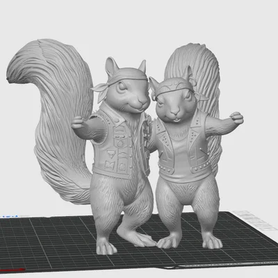 Mô hình Sóc Squirrels/Eichhörnhen #7 - Bộ sưu tập WildRock Animals