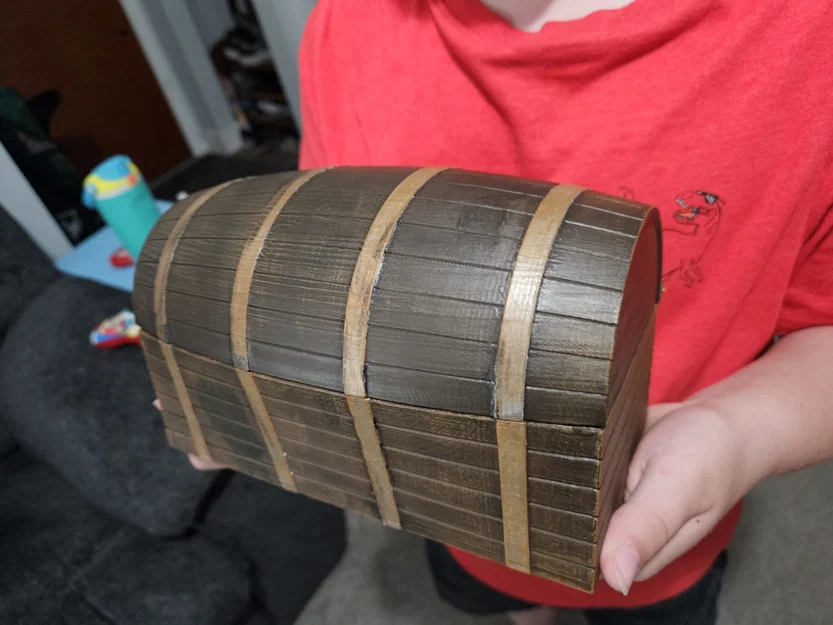 Rương báu vật Treasure Chest với thiết kế nắp thùng gỗ cực đẹp - Image 2