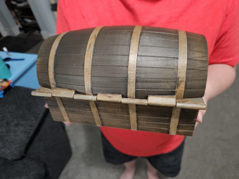 Rương báu vật Treasure Chest với thiết kế nắp thùng gỗ cực đẹp - Image 3