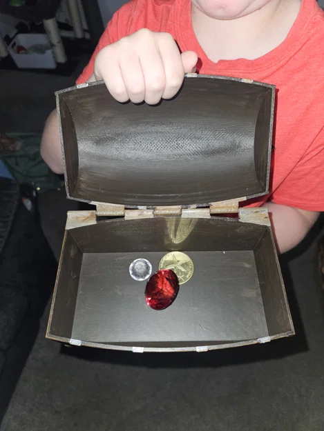 Rương báu vật Treasure Chest với thiết kế nắp thùng gỗ cực đẹp - Image 4