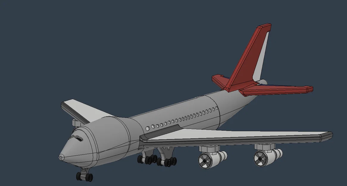 Mô hình máy bay Boeing 747-100 (mini) - Image 1