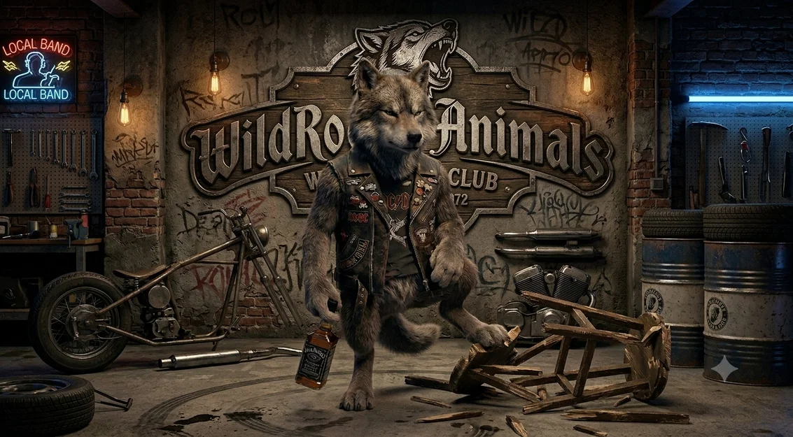 Mô hình Wolf #8 WildRock Animals - Tượng Sói 3D trang trí độc đáo - Image 1