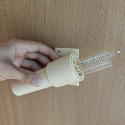 Giá để và khay hứng nước cho ống hút