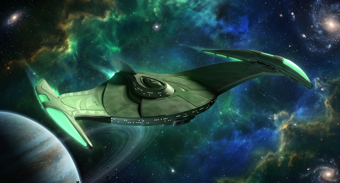Mô hình Romulan Bird-of-Prey từ Star Trek Enterprise lớp T'Liss - Image 1